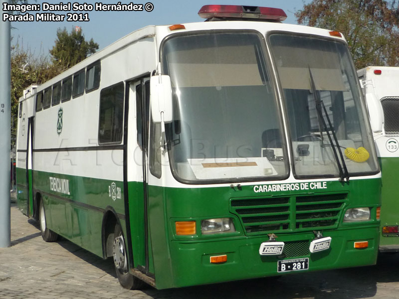 Metalpar Yelcho / Mercedes Benz OF-1620 / Tenencia Móvil Carabineros de Chile