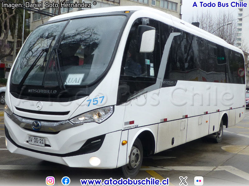 Mascarello Gran Micro S4 / Mercedes Benz LO-916 BlueTec5 / Transportes Chamica (Al servicio de Universidad Adolfo Ibáñez)