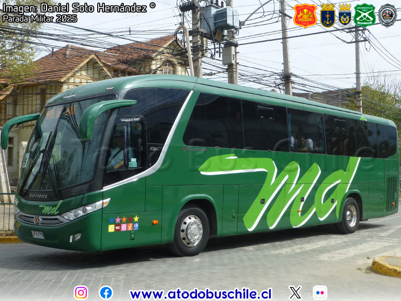 Marcopolo Viaggio G7 1050 / Mercedes Benz O-500R-1830 BlueTec5 / Meneses y Díaz MD
