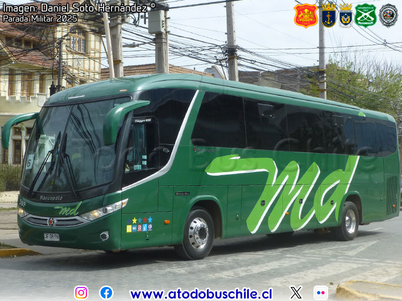 Marcopolo Viaggio G7 1050 / Mercedes Benz O-500R-1830 BlueTec5 / Meneses y Díaz MD