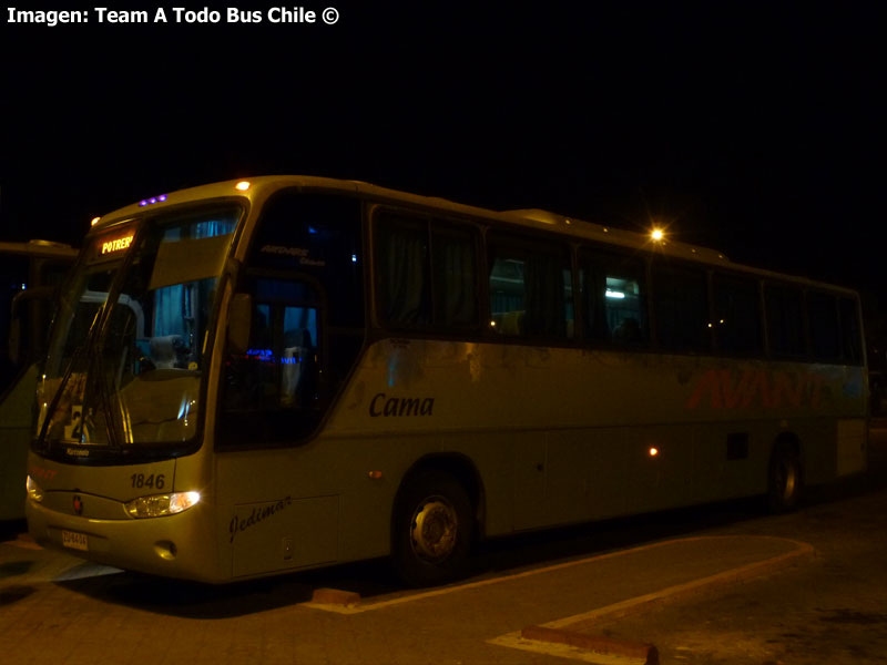 Marcopolo Andare Class 1000 / Scania K-340 / Avant S.A. (Al servicio de CODELCO División El Salvador)