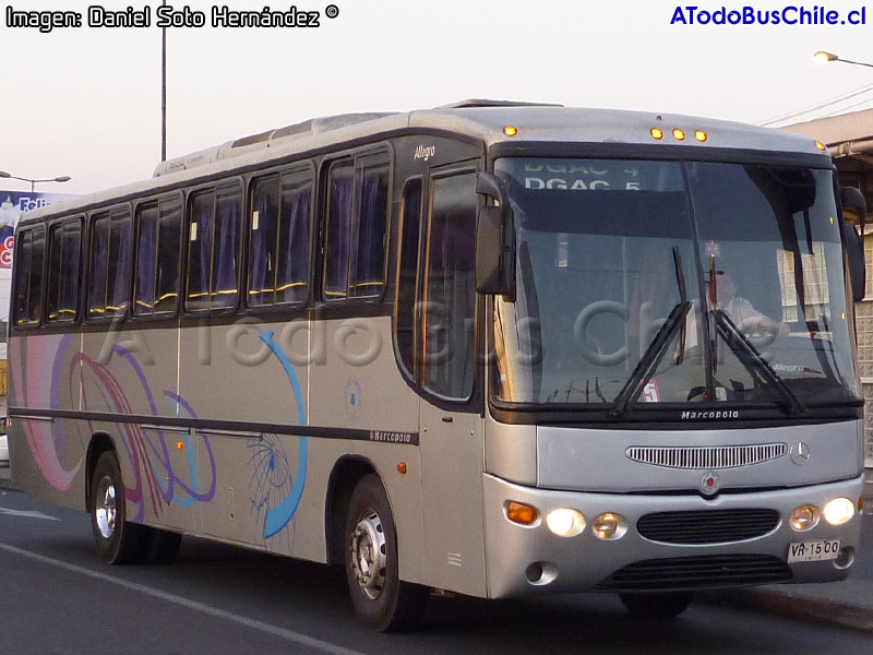 Marcopolo Allegro G6 / Mercedes Benz OF-1721 / DGAC - Aeropuerto Internacional Comodoro Arturo Merino Benítez (Santiago)