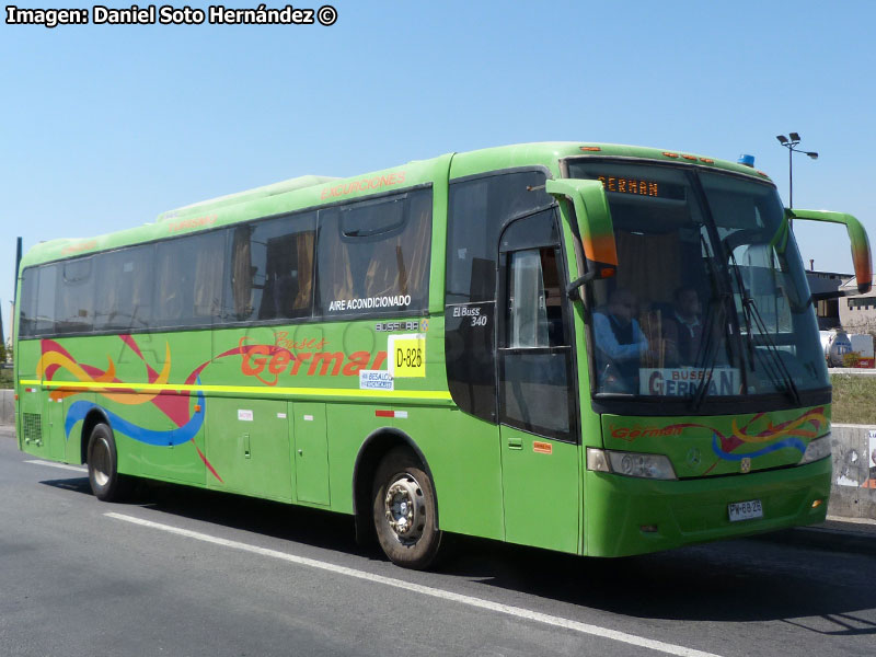 Busscar El Buss 340 / Mercedes Benz O-500R-1830 / Buses Germán Duarte