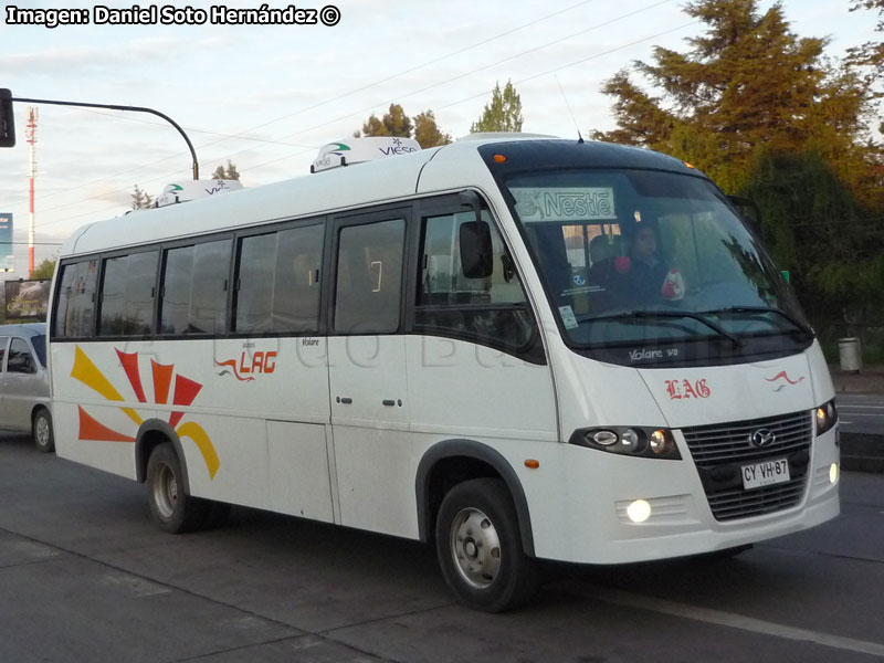 Volare W8 / Agrale MA-8.5TCA / Buses LAG (Al servicio de Nestlé Chile Planta Los Angeles)