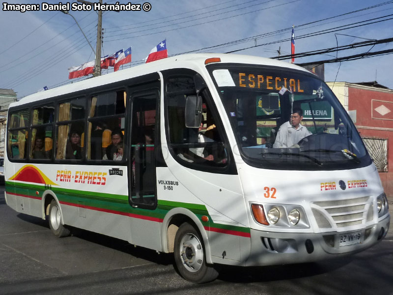 Inrecar Géminis I / Volksbus 9-150EOD / Peña Express