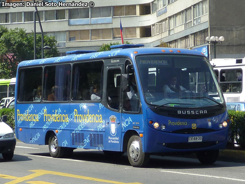 Busscar Micruss / Mercedes Benz LO-914 / I. M. de Providencia (Región Metropolitana)