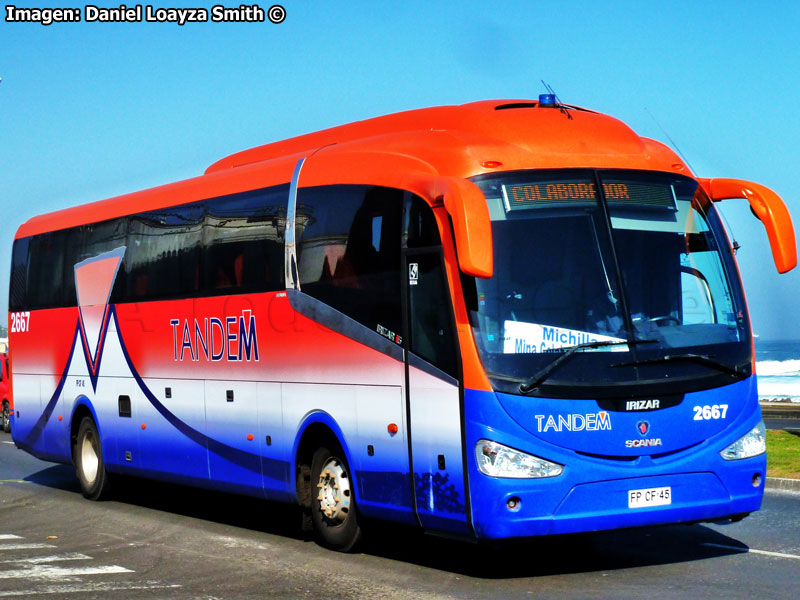 Irizar i6 3.70 / Scania K-360B / Tandem (Al servicio de Antofagasta Minerals P.L.C)