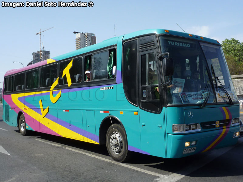 Busscar El Buss 340 / Mercedes Benz O-400RSE / Buses LCT (Al servicio del Club Deportivo Lota Schwager)