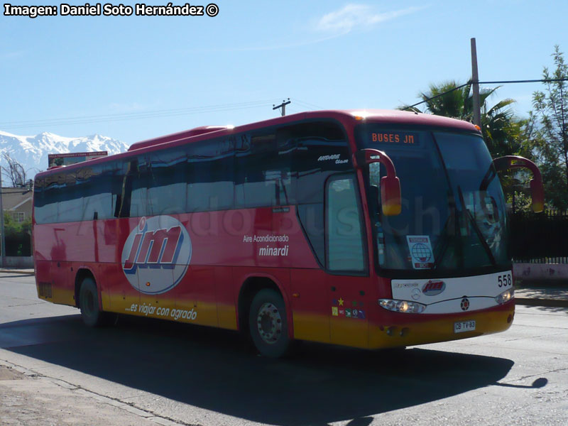 Marcopolo Andare Class 1000 / Mercedes Benz O-500RS-1836 / Buses JM (Al servicio de CODELCO División Andina)