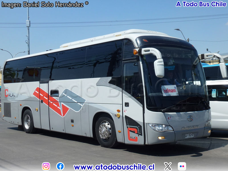King Long XMQ6117Y Euro5 / Transportes CALA (Al servicio de Hellmann Logistics Chile S.A.)