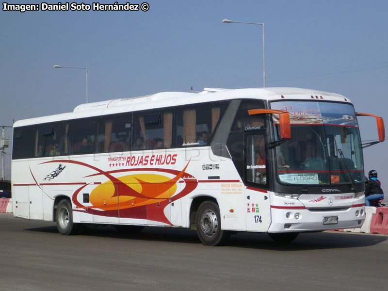 Comil Campione Vision 3.45 / Mercedes Benz O-500R-1830 / Transportes Rojas e Hijos