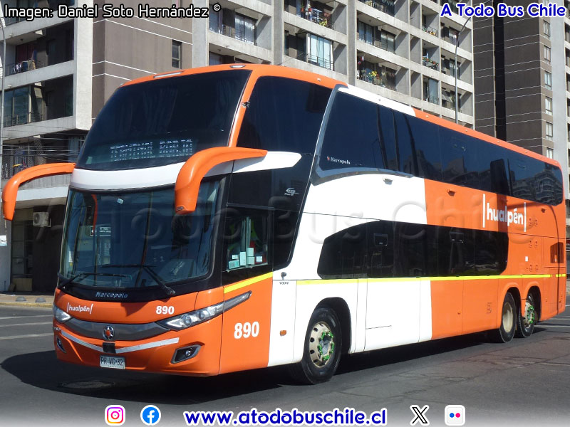 Marcopolo Paradiso New G7 1800DD / Volvo B-450R Euro5 / Buses Hualpén