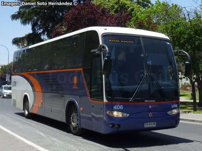 Marcopolo Andare Class 1000 / Mercedes Benz O-500RS-1636 / Link (Al servicio de CODELCO División El Teniente)