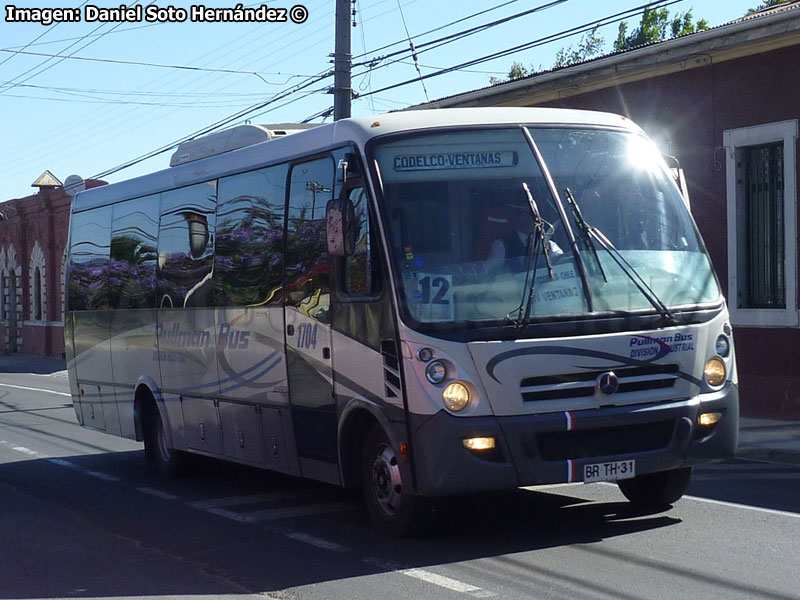 Induscar Caio Foz / Mercedes Benz LO-915 / Pullman Bus Industrial (Al servicio de CODELCO División Ventanas)