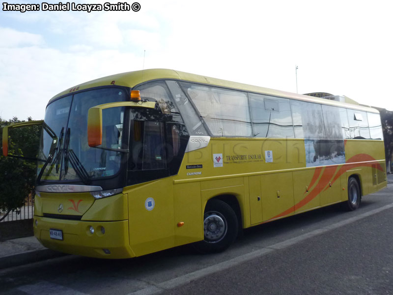 Comil Campione 3.45 / Mercedes Benz O-500RS-1636 / I. M. de Mejillones (Región de Antofagasta)