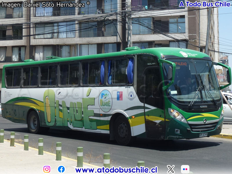 Induscar Caio Foz Solar / Mercedes Benz OF-1722/ I. M. de Olmué (Región de Valparaíso)