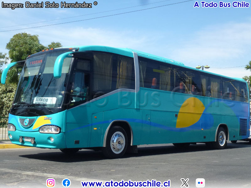 Irizar Century II 3.70 / Mercedes Benz OH-1628L / Buses Becerra (Al servicio de FRUSAN S.A.)