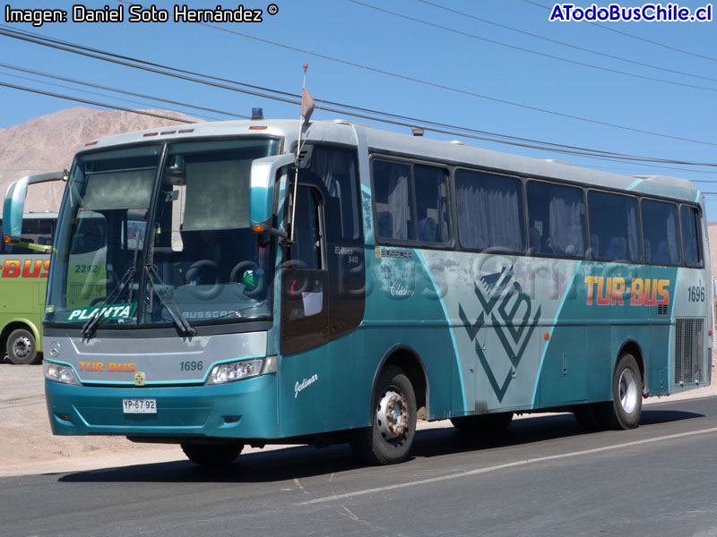 Busscar El Buss 340 / Mercedes Benz OH-1628L / Tur Bus (Al servicio de CODELCO División El Salvador)