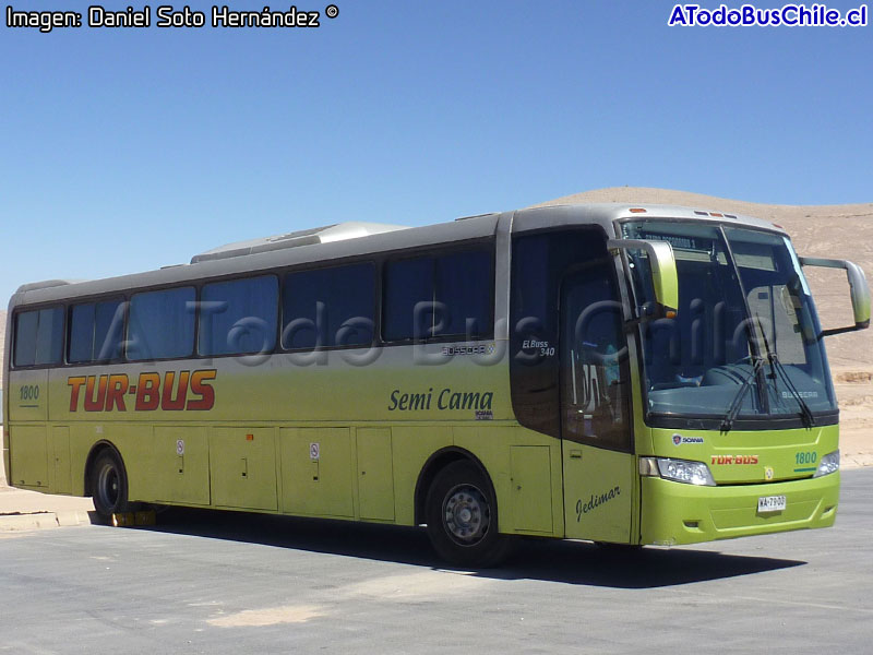 Busscar El Buss 340 / Scania K-340 / Tur Bus (Al servicio de Minera Escondida Ltda.)