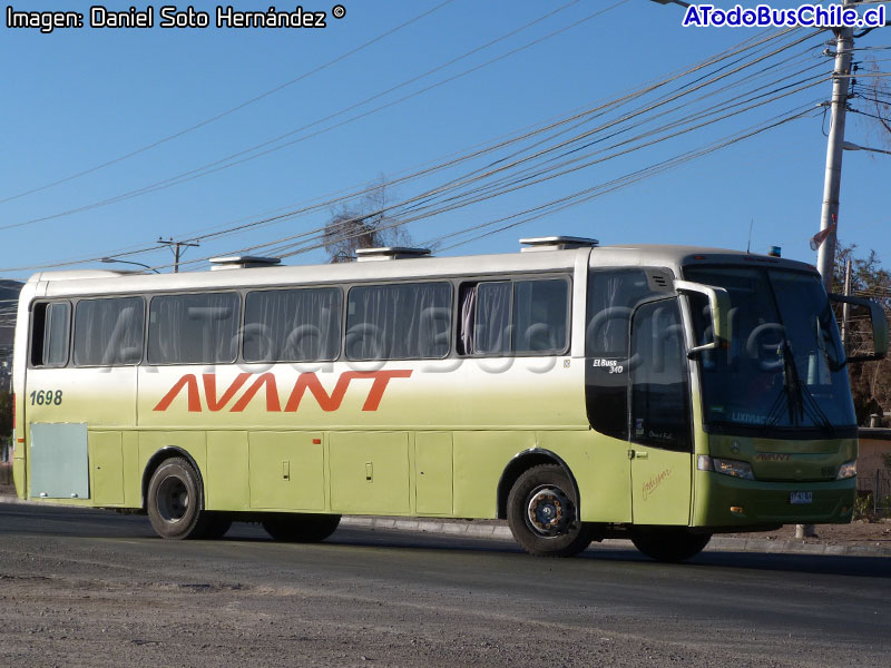 Busscar El Buss 340 / Mercedes Benz OH-1628L / Avant S.A. (Al servicio de CODELCO División El Salvador)