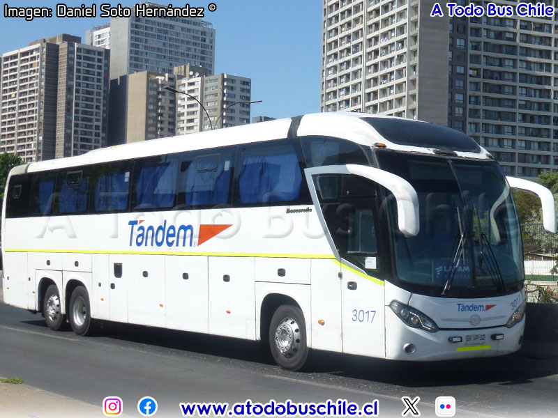 Mascarello Roma 370 / Volvo B-420R Euro5 / Tandem (Al servicio de LATAM Airlines Chile S.A.)