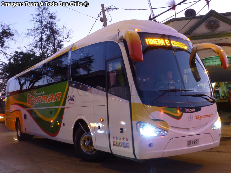 Irizar i6 3.70 / Mercedes Benz O-500RS-1836 BlueTec5 / Buses Germán Duarte