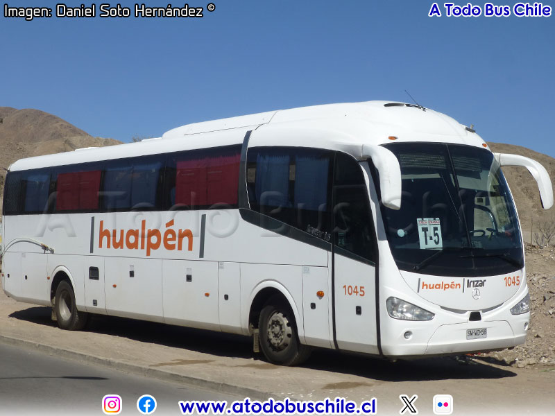 Irizar i6 3.70 / Mercedes Benz O-500RS-1836 BlueTec5 / Buses Hualpén