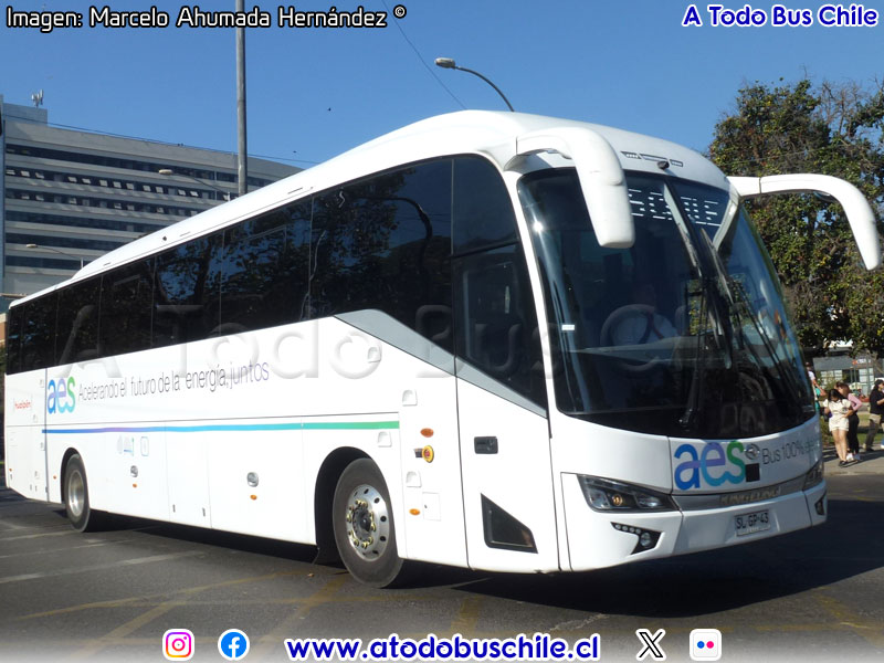 King Long XMQ6130EYWE5 / Buses Hualpén (Al servicio de AES Gener)