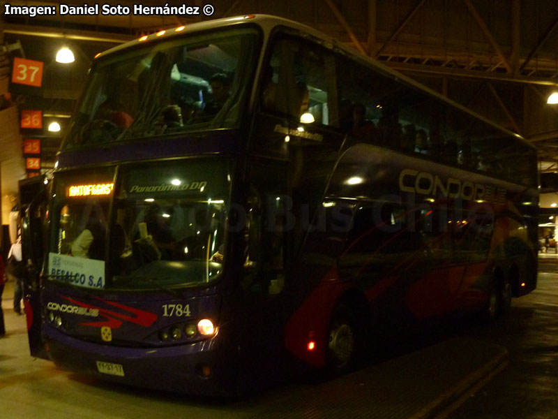 Busscar Panorâmico DD / Scania K-420 / Cóndor Bus (Al servicio de Constructora BESALCO S.A.)