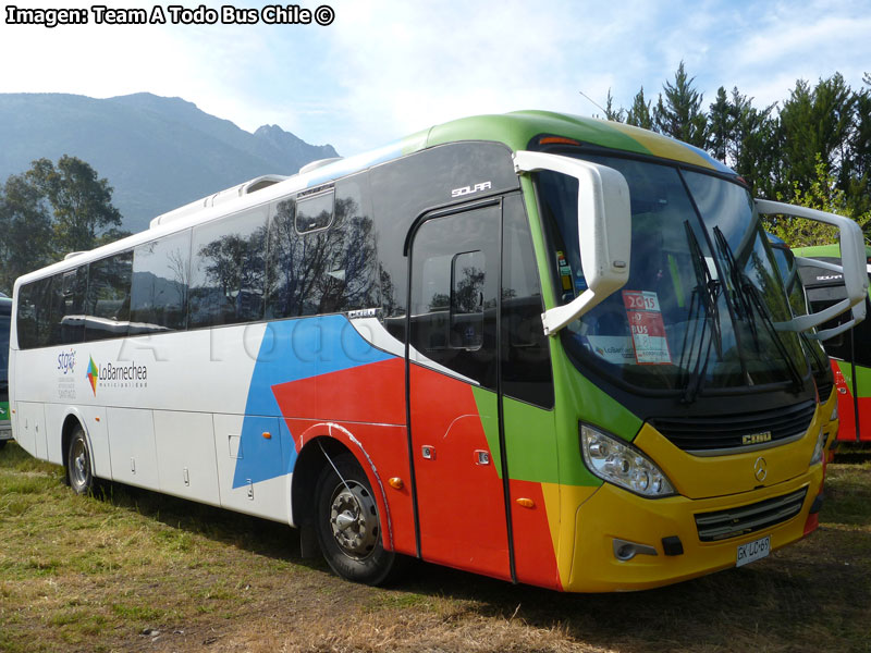 Induscar Caio Foz Solar / Mercedes Benz OF-1724 BlueTec5 / I. M. de Lo Barnechea (Area Metropolitana)