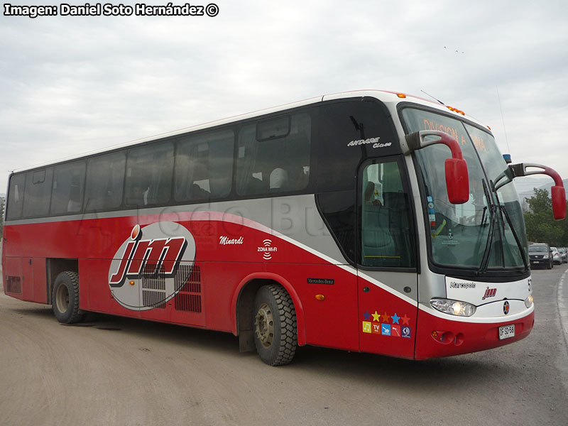 Marcopolo Andare Class 1000 / Mercedes Benz O-500RS-1836 / Buses JM (Al servicio de CODELCO División Andina)