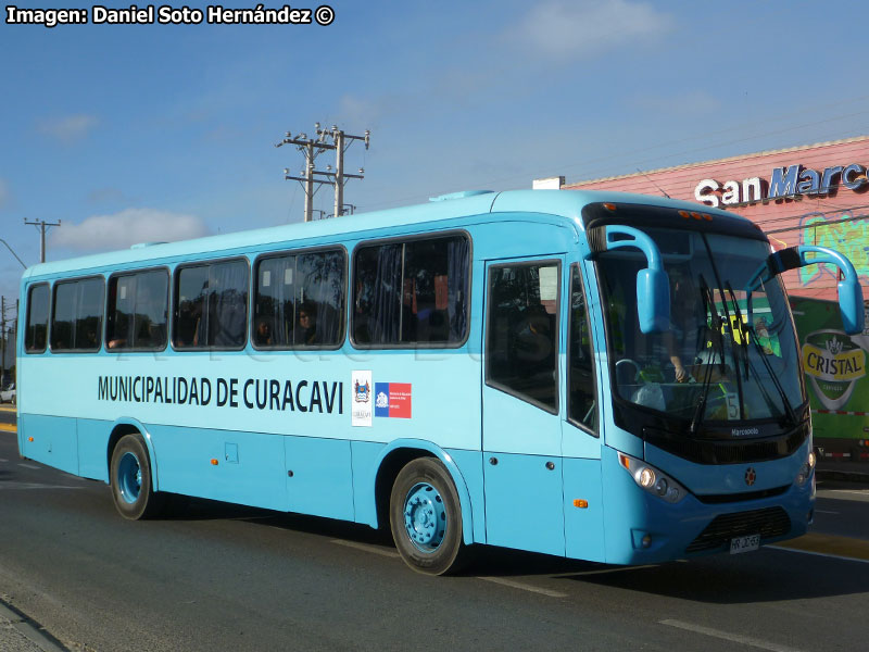 Marcopolo Ideale 770 / Mercedes Benz OF-1721 BlueTec5 / I. M. de Curacaví (Región Metropolitana)