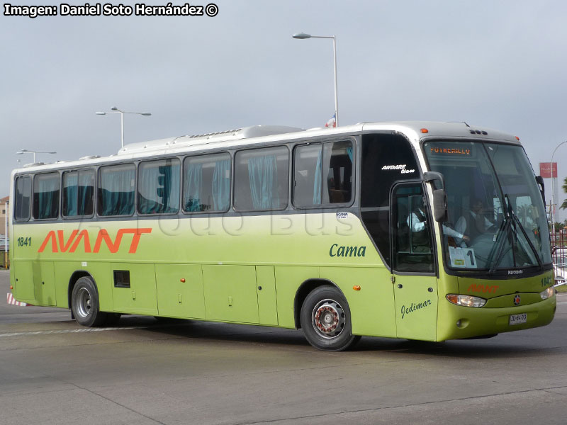 Marcopolo Andare Class 1000 / Scania K-340 / Avant S.A. (Al servicio de CODELCO División El Salvador)