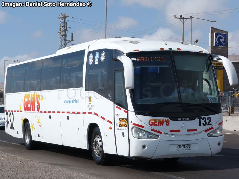 Irizar Century III 3.40 / Mercedes Benz O-500RS-1836 / Géminis (Al servicio de CODELCO División Norte)