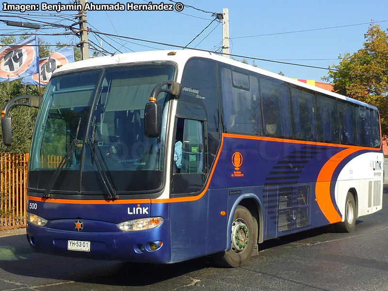 Marcopolo Andare Class 1000 / Mercedes Benz O-500RS-1636 / Link (Al servicio de CODELCO División El Teniente)