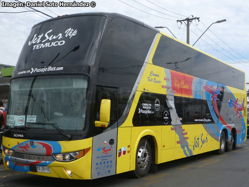 Modasa Zeus 3 / Scania K-400B eev5 / Jet Sur (Al servicio del Metro de Santiago S.A.)