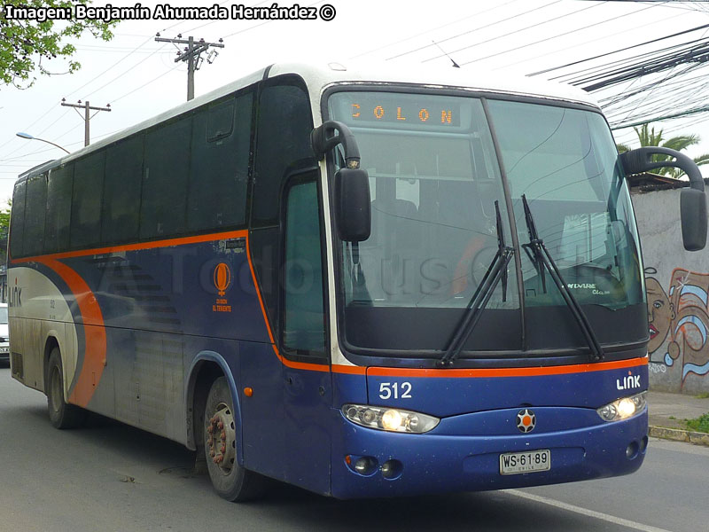 Marcopolo Andare Class 1000 / Mercedes Benz O-500RS-1636 / Link (Al servicio de CODELCO División El Teniente)