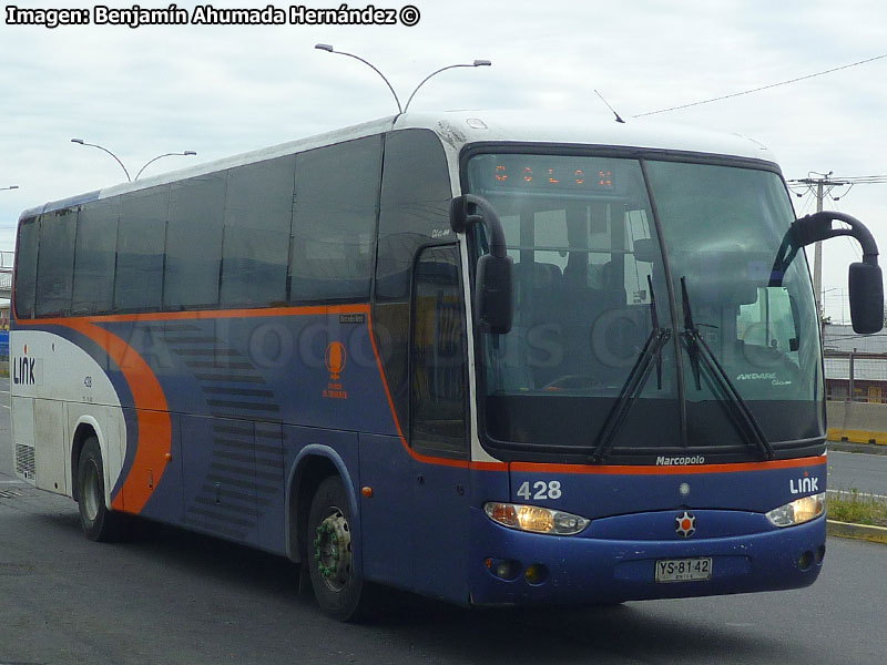 Marcopolo Andare Class 1000 / Mercedes Benz O-500RS-1636 / Link (Al servicio de CODELCO División El Teniente)