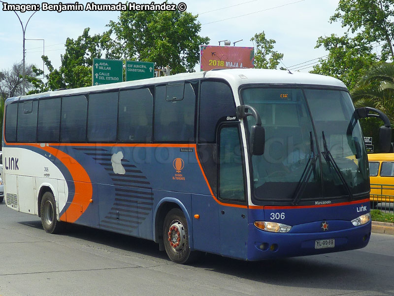 Marcopolo Andare Class 1000 / Mercedes Benz O-500RS-1636 / Link (Al servicio de CODELCO División El Teniente)