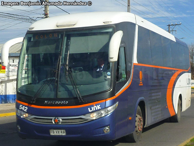 Marcopolo Viaggio G7 1050 / Mercedes Benz OC-500RF-1842 / Link (Al servicio de CODELCO División El Teniente)