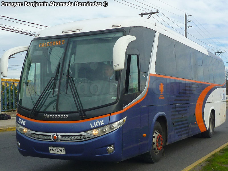 Marcopolo Viaggio G7 1050 / Mercedes Benz OC-500RF-1842 / Link (Al servicio de CODELCO División El Teniente)