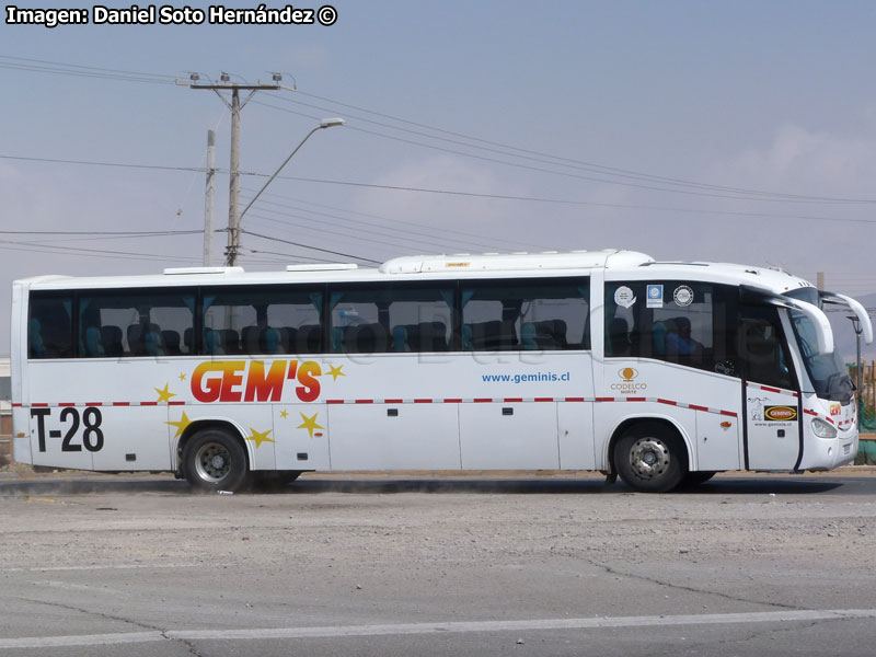 Irizar Century III 3.40 / Mercedes Benz O-500RS-1836 / Géminis (Al servicio de CODELCO División Norte)