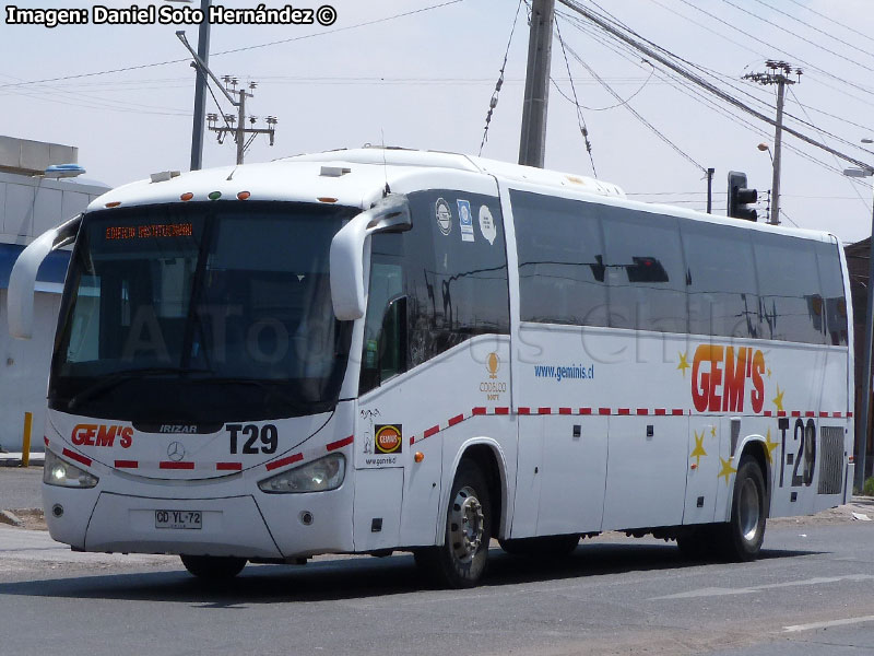 Irizar Century III 3.40 / Mercedes Benz O-500RS-1836 / Géminis (Al servicio de CODELCO División Norte)