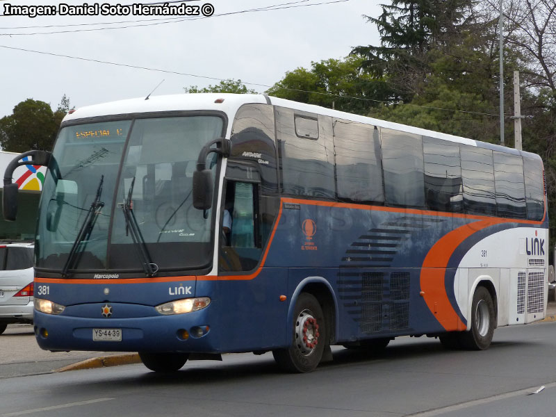 Marcopolo Andare Class 1000 / Mercedes Benz O-500RS-1636 / Link (Al servicio de CODELCO División El Teniente)