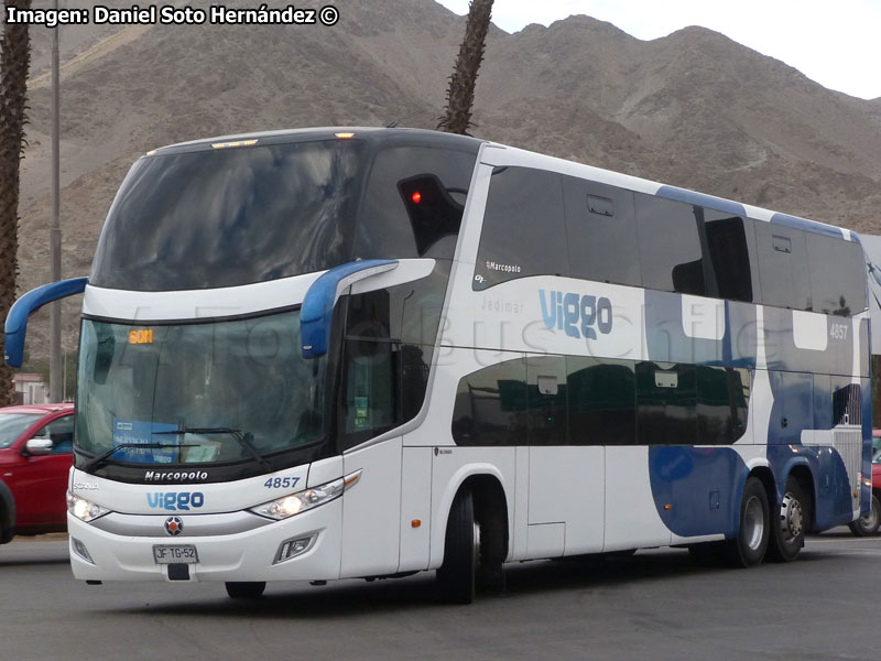 Marcopolo Paradiso G7 1800DD / Scania K-400B eev5 / Viggo S.p.A. (Al servicio de SQM Nueva Victoria)