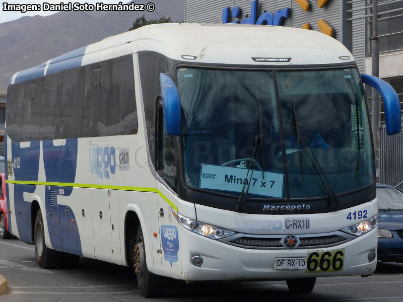 Marcopolo Viaggio G7 1050 / Scania K-380B / Viggo S.p.A. (Al servicio de AngloAmerican Manto Verde)