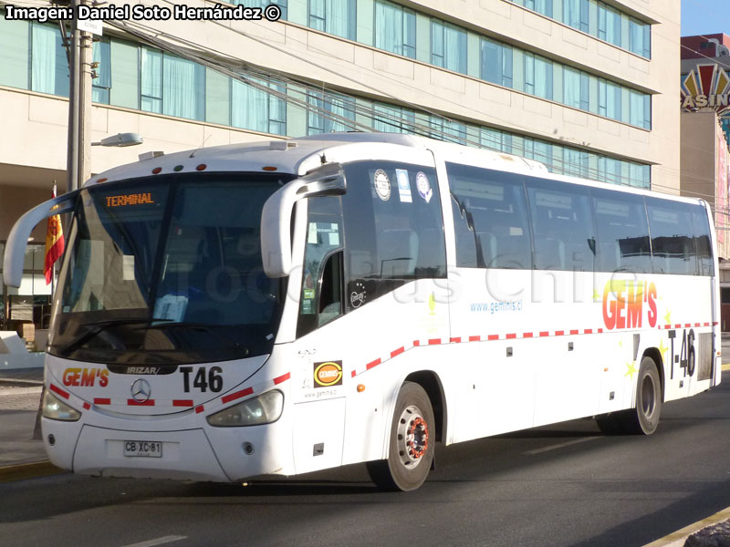 Irizar Century III 3.40 / Mercedes Benz O-500RS-1836 / Géminis (Al servicio de CODELCO División Norte)