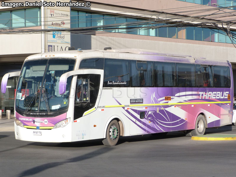 Mascarello Roma 350 / Scania K-360B / Thaebus (Al servicio de Sigdo Koppers)