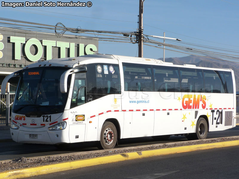 Irizar Century III 3.40 / Mercedes Benz O-500RS-1836 / Géminis (Al servicio de CODELCO División Norte)