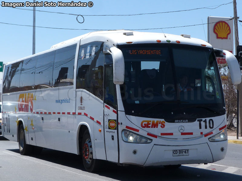 Irizar Century III 3.40 / Mercedes Benz O-500RS-1836 / Géminis (Al servicio de CODELCO División Norte)